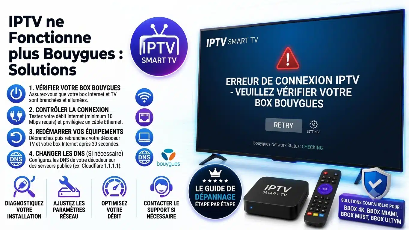 IPTV ne Fonctionne plus Bouygues